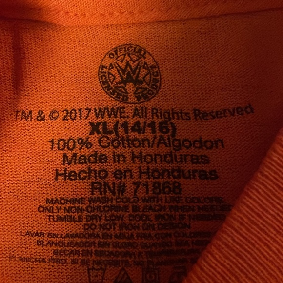 WWE t shirt size YXL - Picture 3 of 4